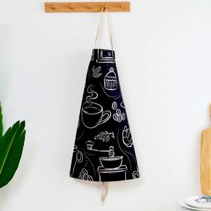 Coffee Cup Print Apron